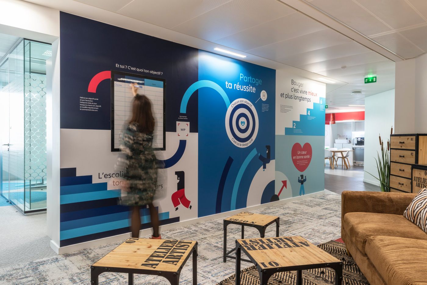 Mur « Partage ta réussite »
